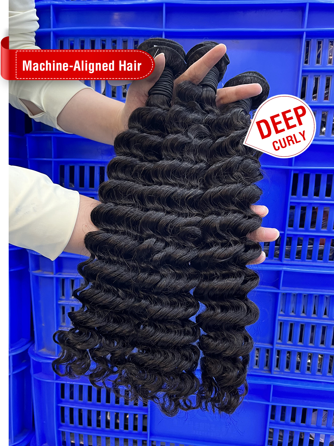 Machine-Aligned Hair Natural Color Bundle