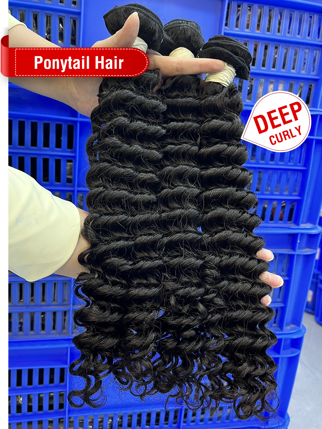 Ponytail Hair Natural Color Bundle
