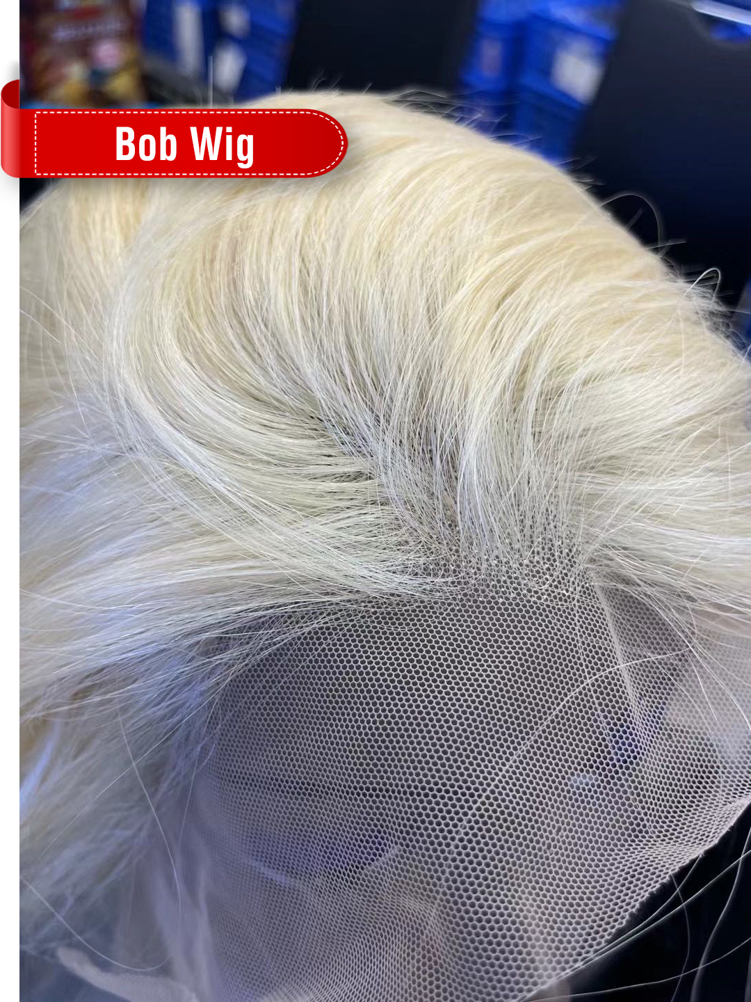 Color 613# 13x4 Transparent Lace Bob Wig