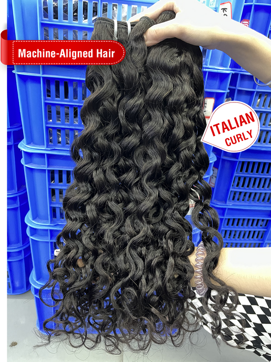 Machine-Aligned Hair Natural Color Bundle