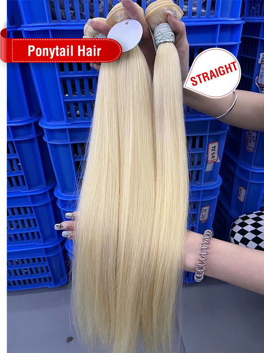 Ponytail Hair Color 613# Bundle