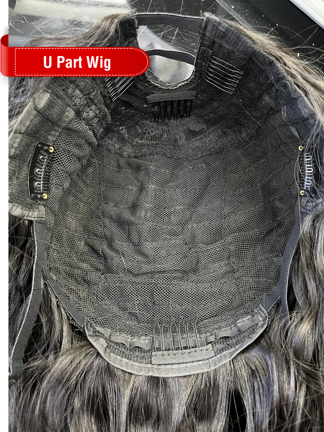 Natural Color U Part Wig