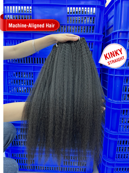 Machine-Aligned Hair Natural Color Bundle