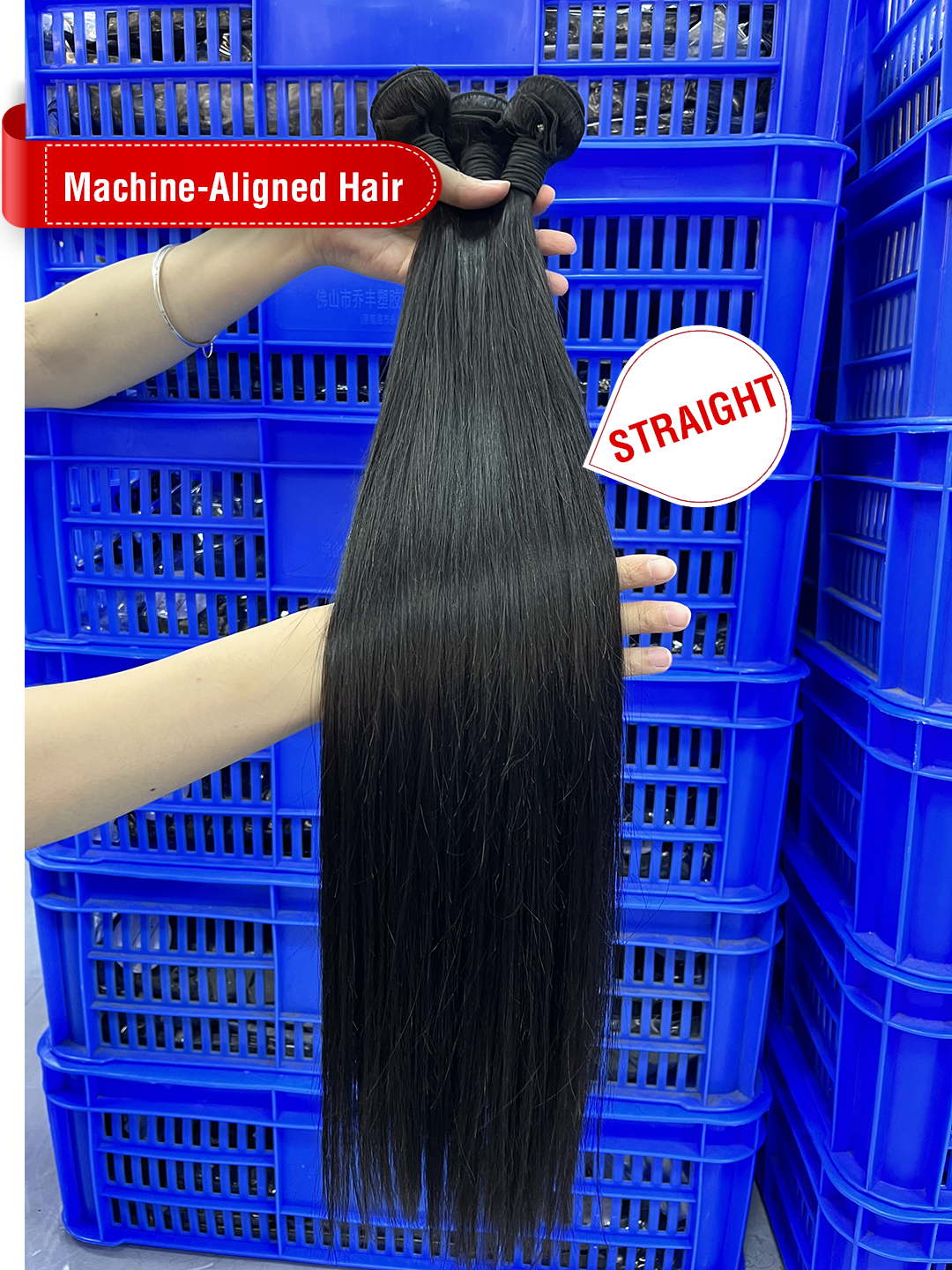 Machine-Aligned Hair Color 613# Bundle