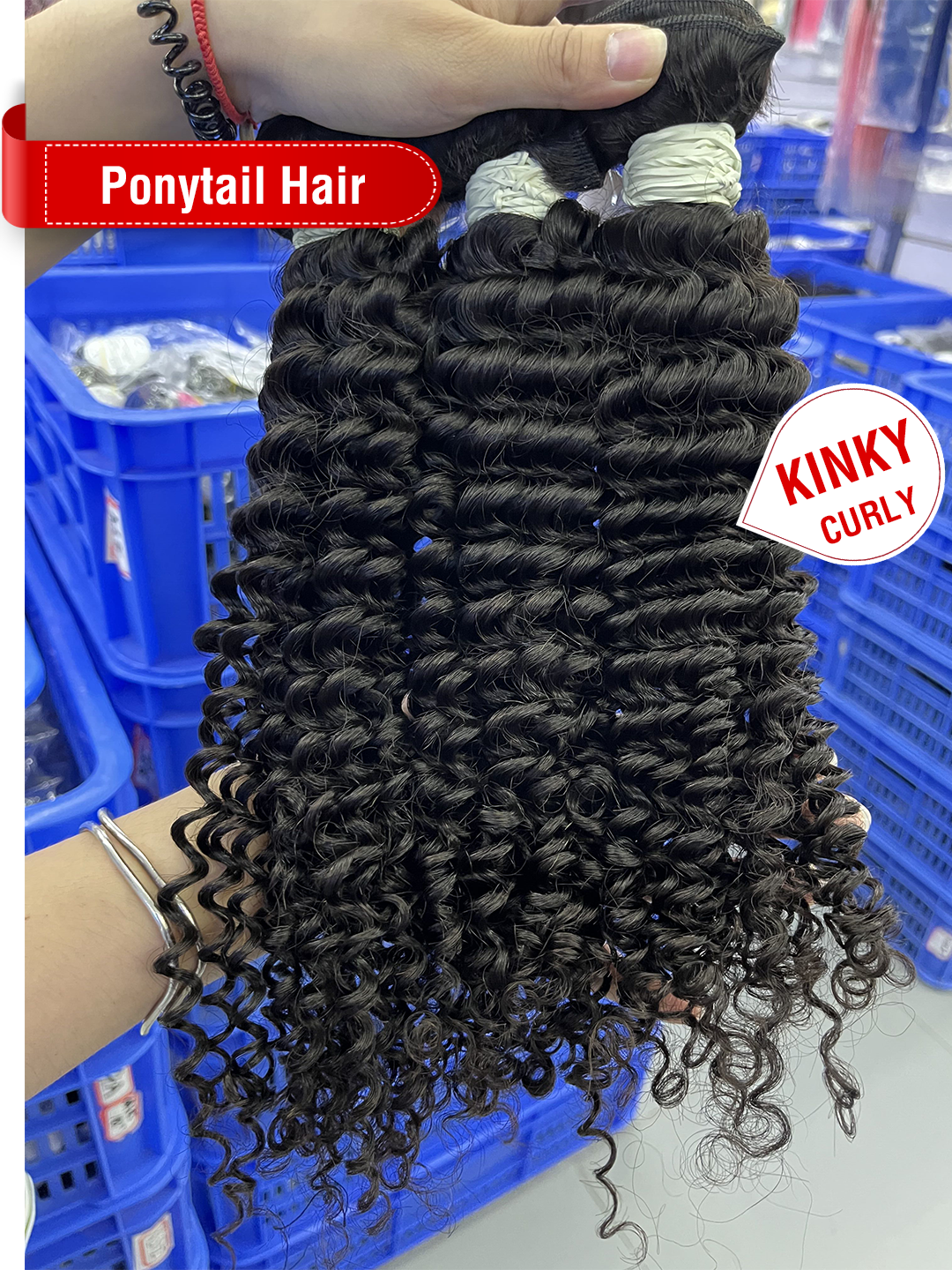 Ponytail Hair Natural Color Bundle