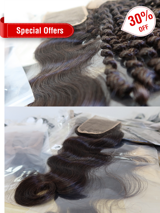Ponytail Hair Natural Color Swiss Lace (Medium Brown) Lace Piece