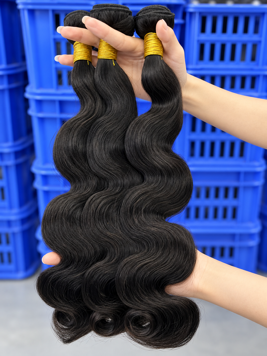 Machine-Aligned Hair Natural Color Bundle - Extra Fullness
