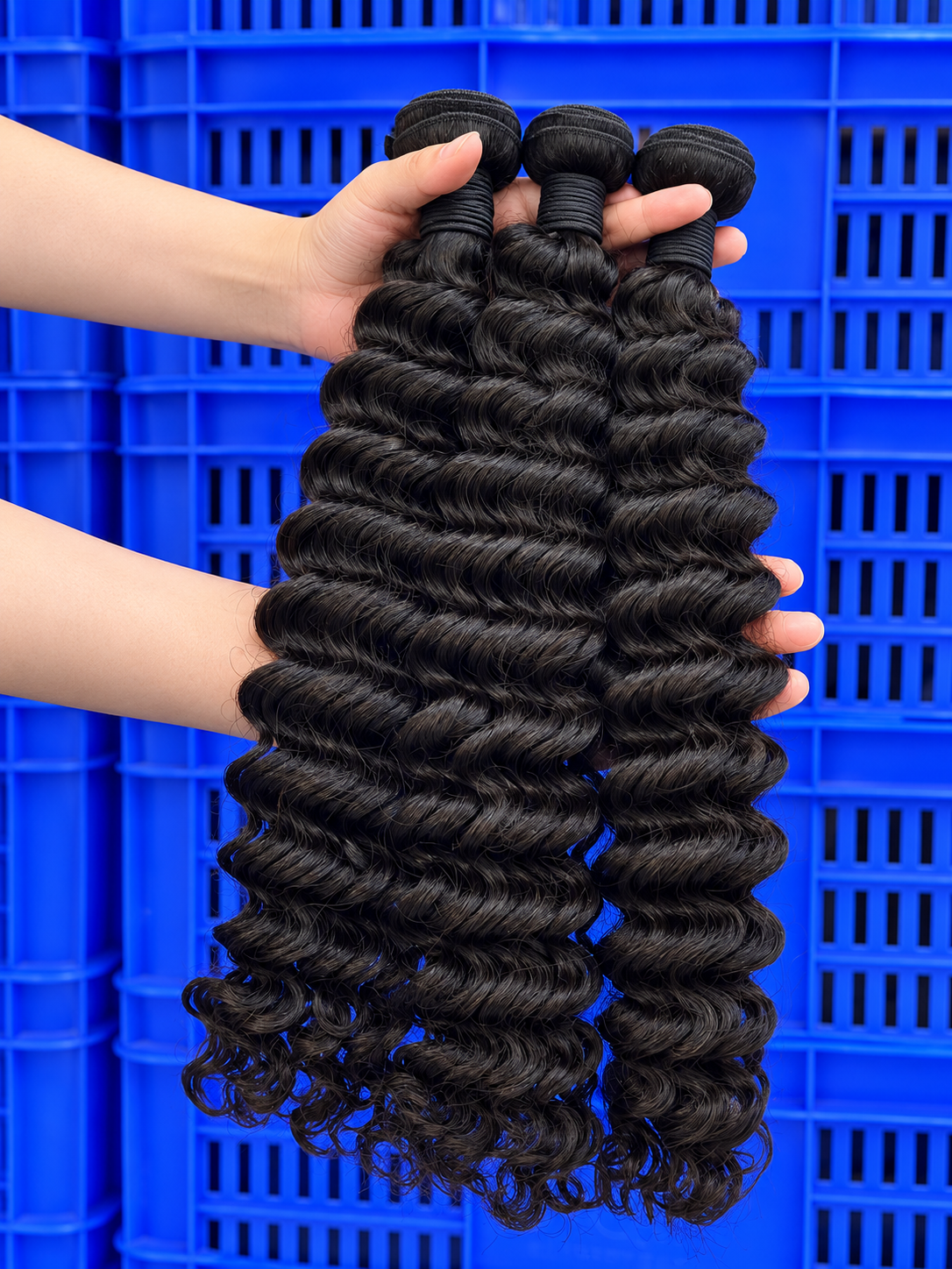 Machine-Aligned Hair Natural Color Bundle