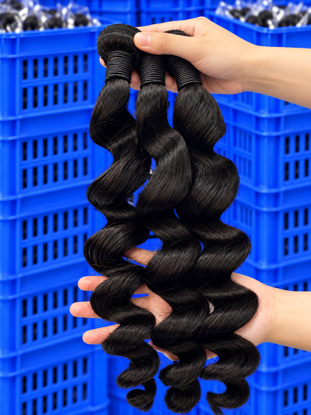 Machine-Aligned Hair Natural Color Bundle