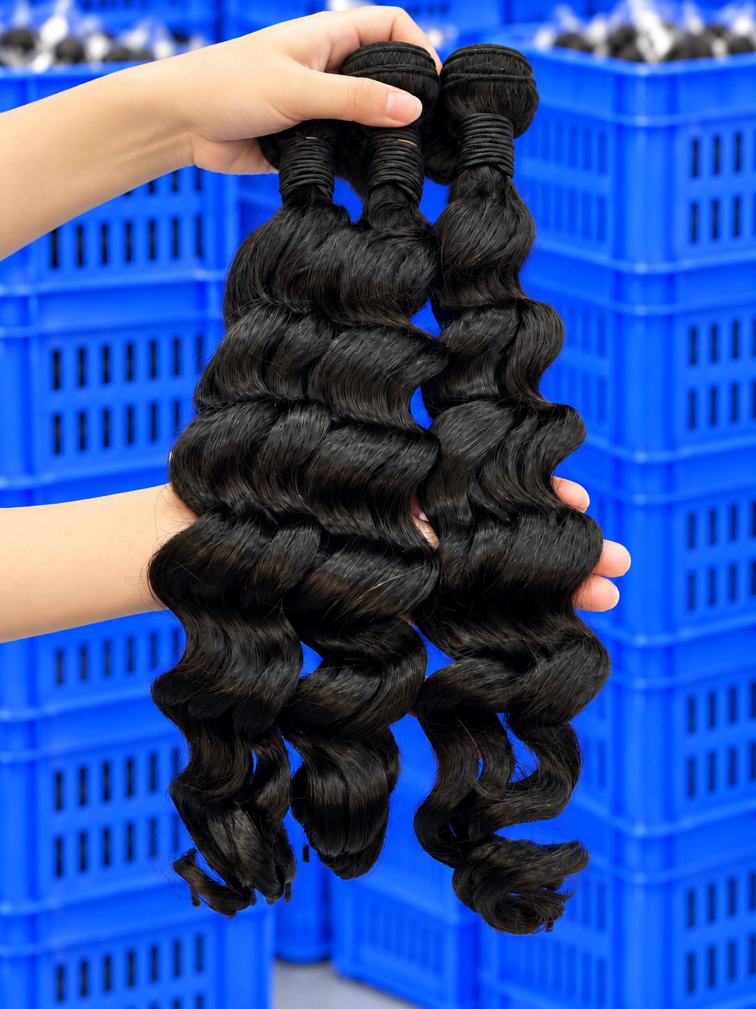 Machine-Aligned Hair Natural Color Bundle
