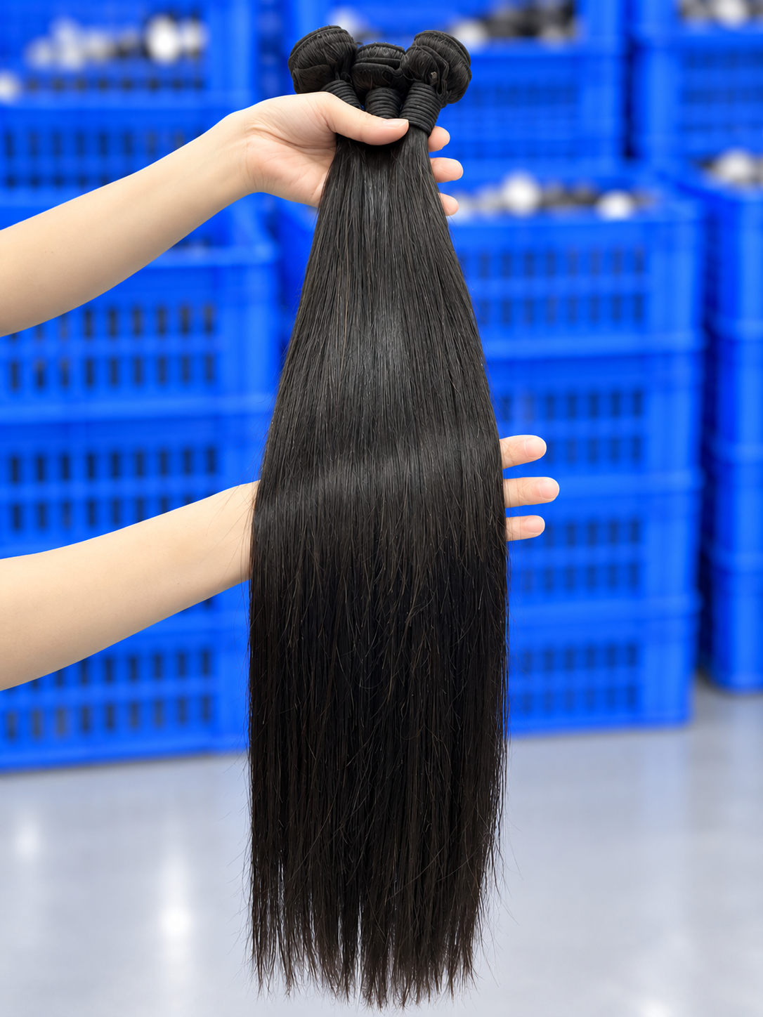 Machine-Aligned Hair Natural Color Bundle