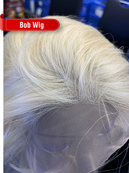 Color 613# 13x4 Transparent Lace Bob Wig