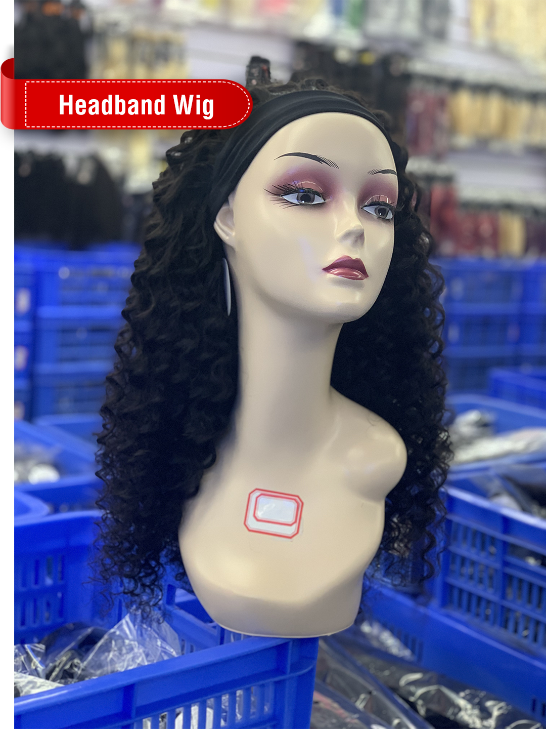 Natural Color Headband Wig