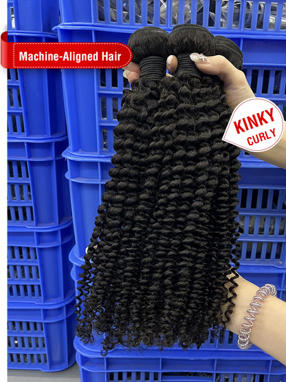 Machine-Aligned Hair Natural Color Bundle