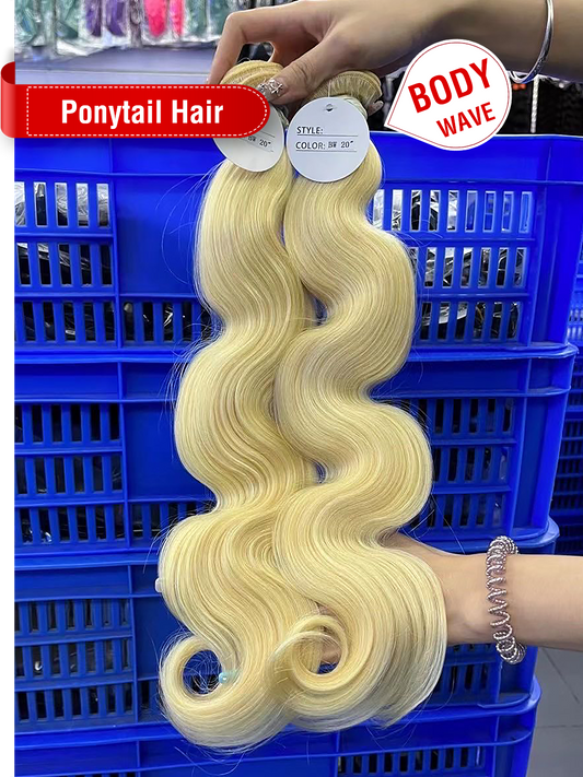 Ponytail Hair Color 613# Bundle