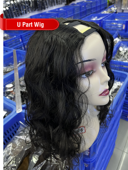 Natural Color U Part Wig