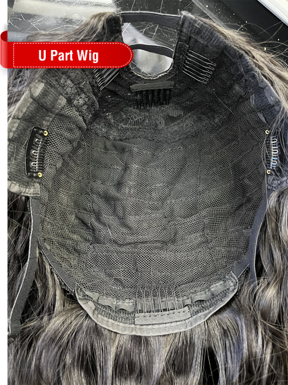 Natural Color U Part Wig